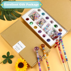 UFU assortment of colorful large-hole beads laid out for design ideas