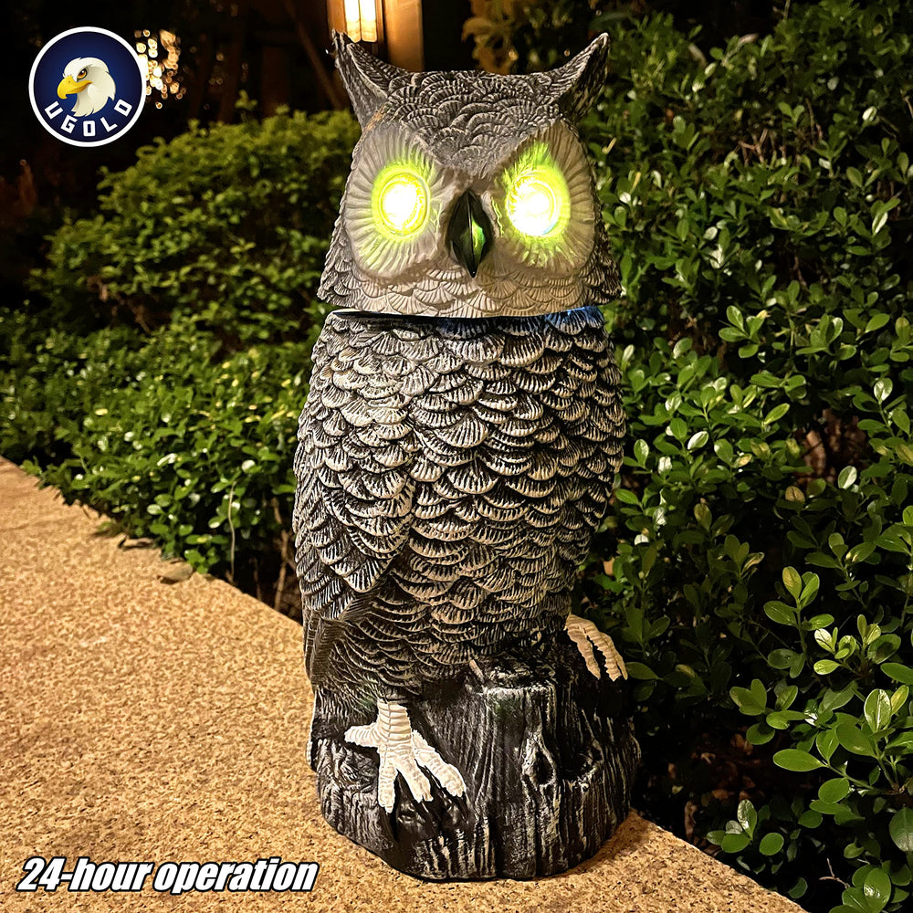 Ugold owl rotating head in motion demonstrating realistic movement