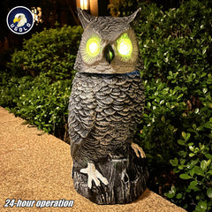 Ugold owl rotating head in motion demonstrating realistic movement