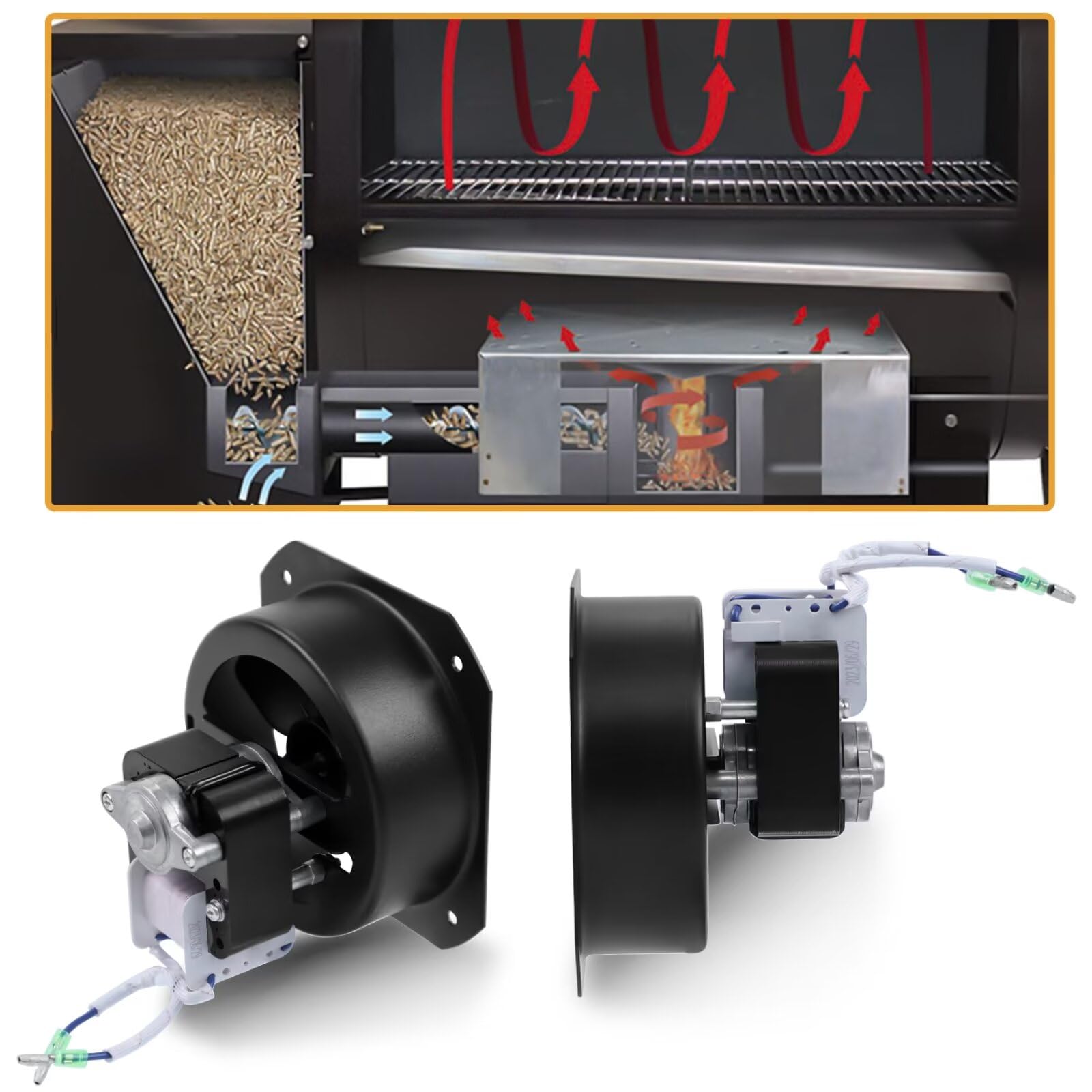 UHEGDRR wiring and connector ends showing plug-and-play fit for GMG grills