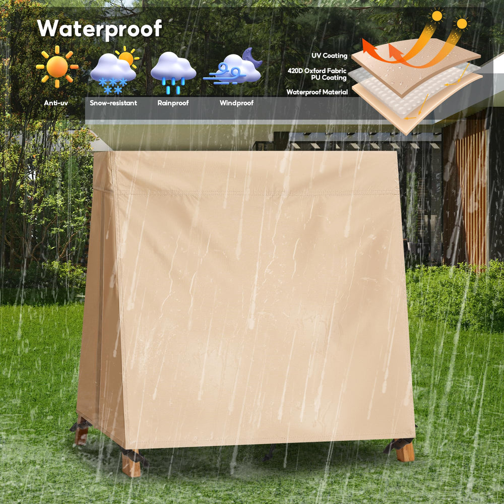 uHousDeco fabric texture detail depicting durable waterproof coating benefit