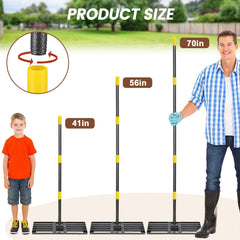 UIABOPZ adjustable handle extended to 70 inches for ergonomic reach