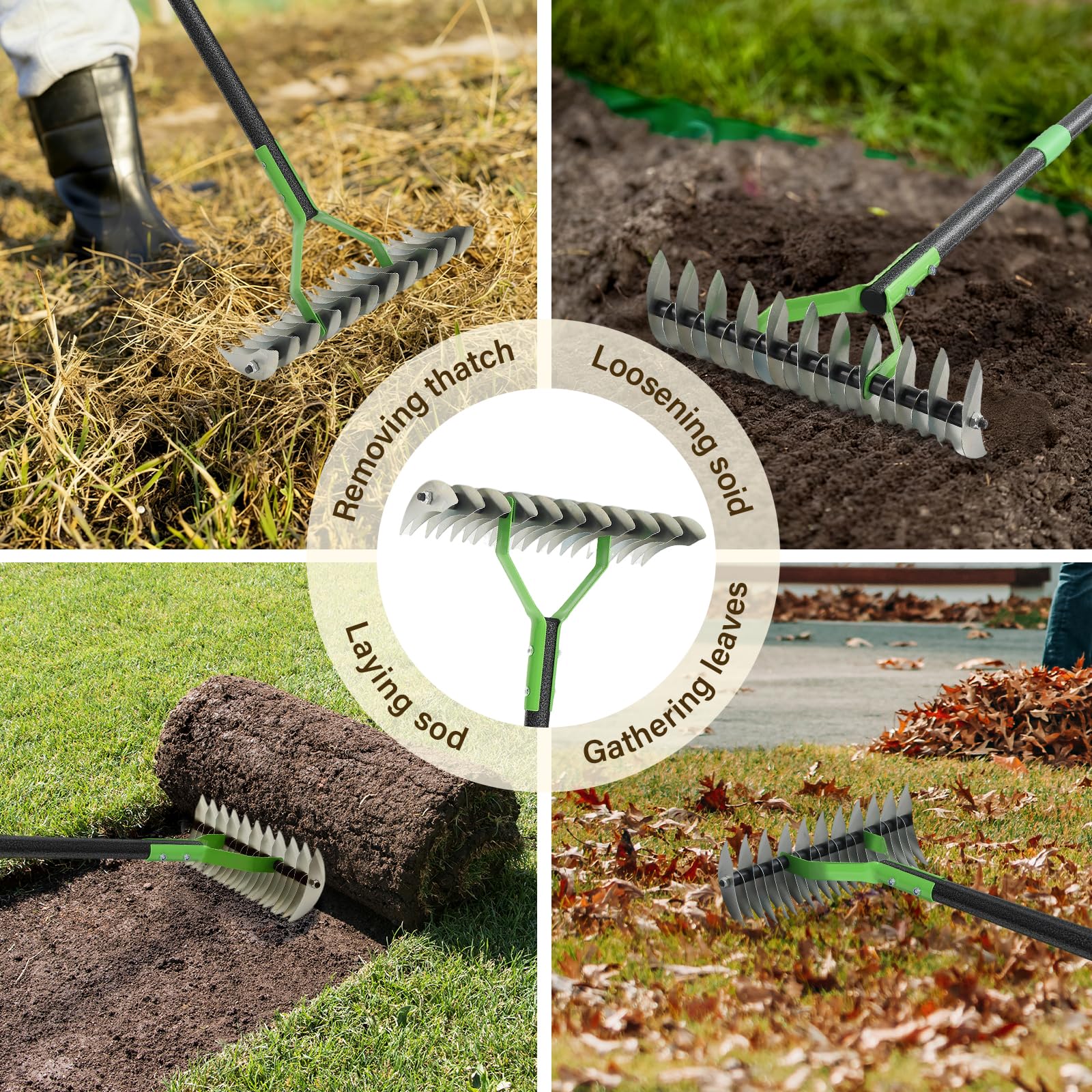UIABOPZ tines loosening compacted topsoil to improve drainage