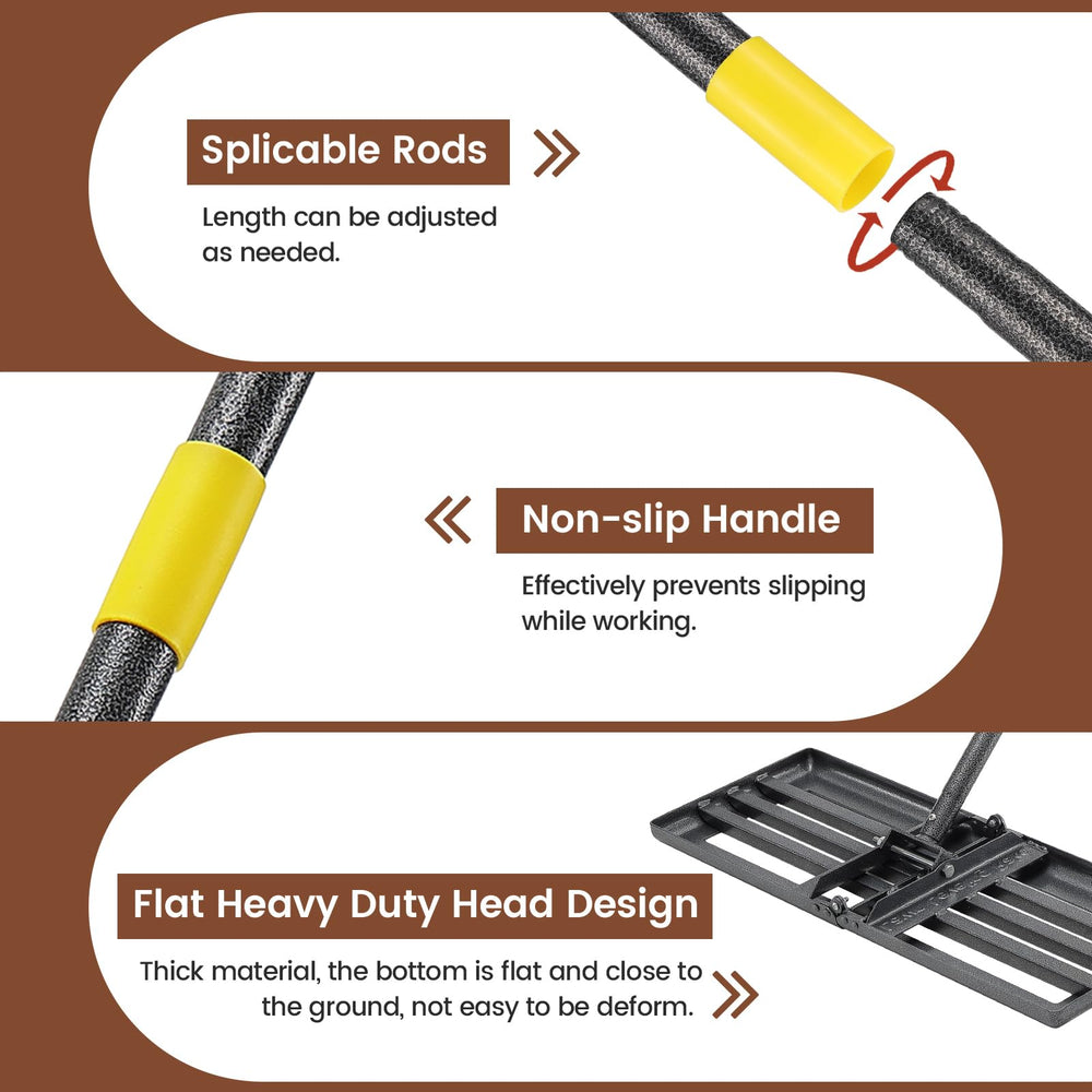 UIABOPZ next to common yard tools showing scale and wide coverage