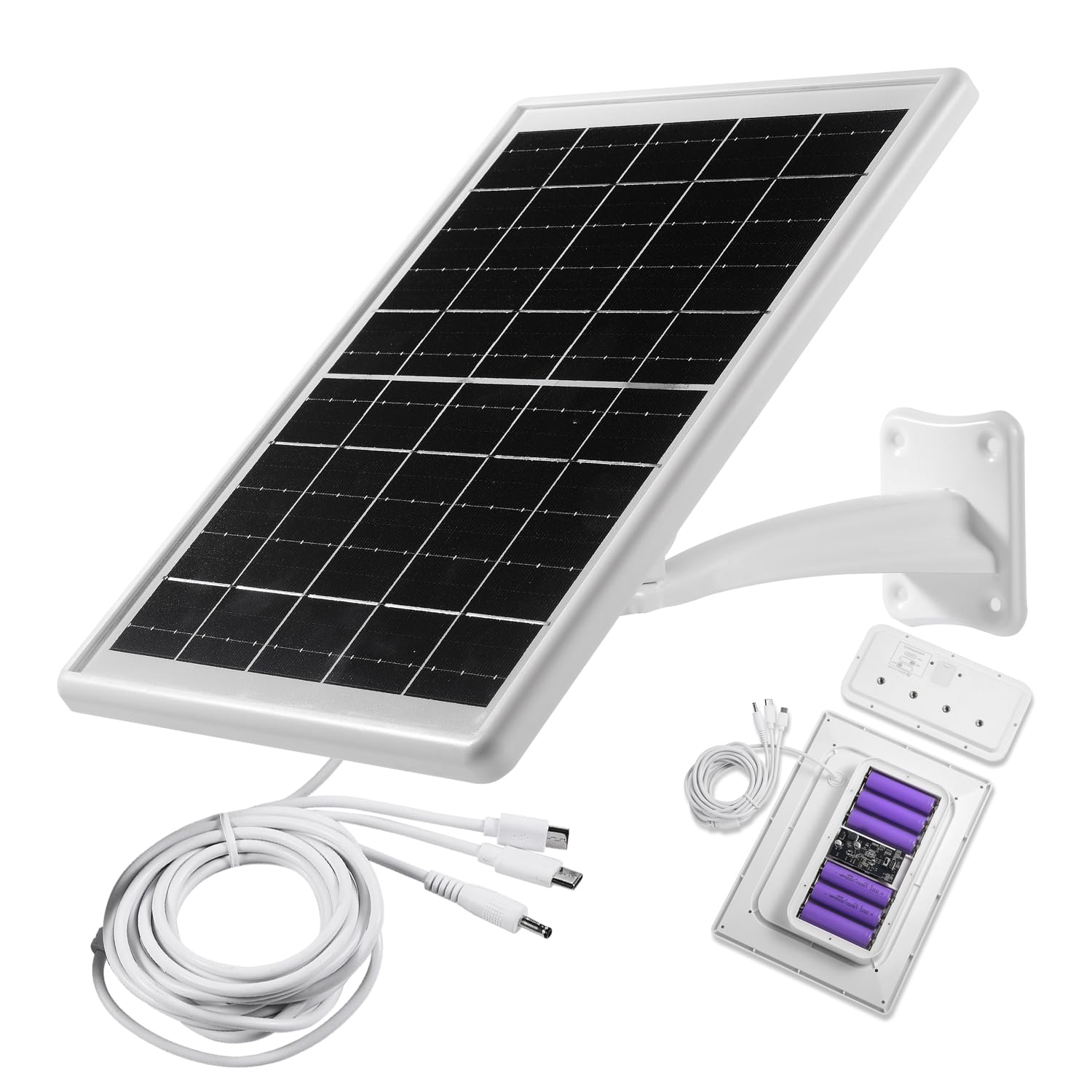 Uinhuazhen front panel view showing compact solar design and portability benefit
