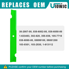 UIOWJC close-up of blade edge profile highlighting hardened steel and durable cutting edge