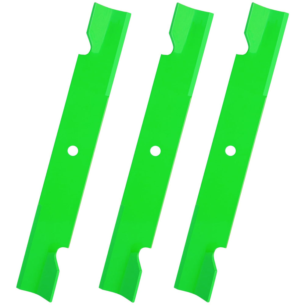 UIOWJC front view of three replacement blades showing fit and finish benefit