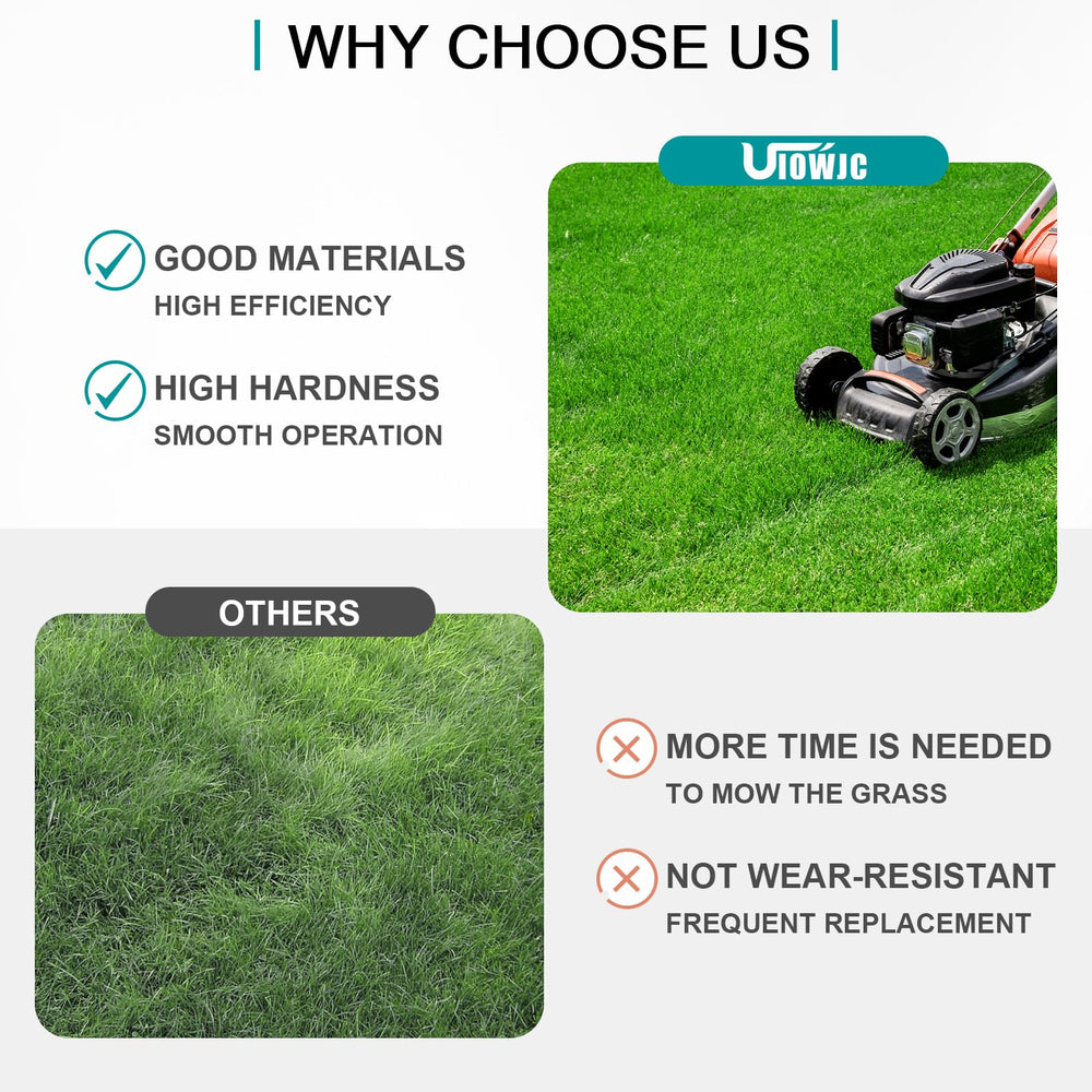 UIOWJC mower in a lawn setting illustrating professional cut quality benefit