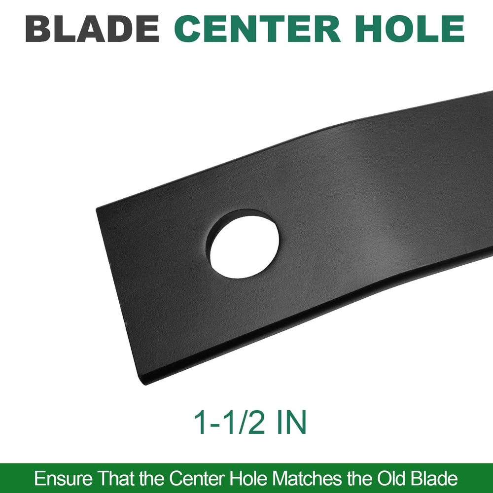 UIOWJC blade next to ruler showing length for accurate sizing