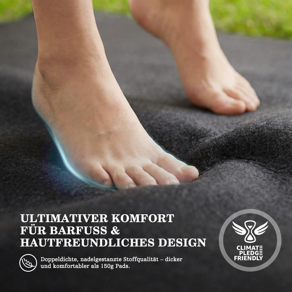 UIRWAY pad on concrete illustrating protection over hard surfaces and cushioning