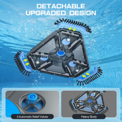 UIRWAY adjustable aluminum pole fully extended providing wide reach and control