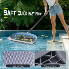 UIRWAY fine mesh net closeup capturing small debris for clearer water and cleaner filters