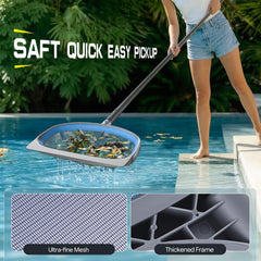UIRWAY fine mesh net detail capturing small debris for clearer water and easier filtration