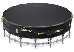 UIRWAY front view of 14ft round cover showing durable packaging and fit benefit