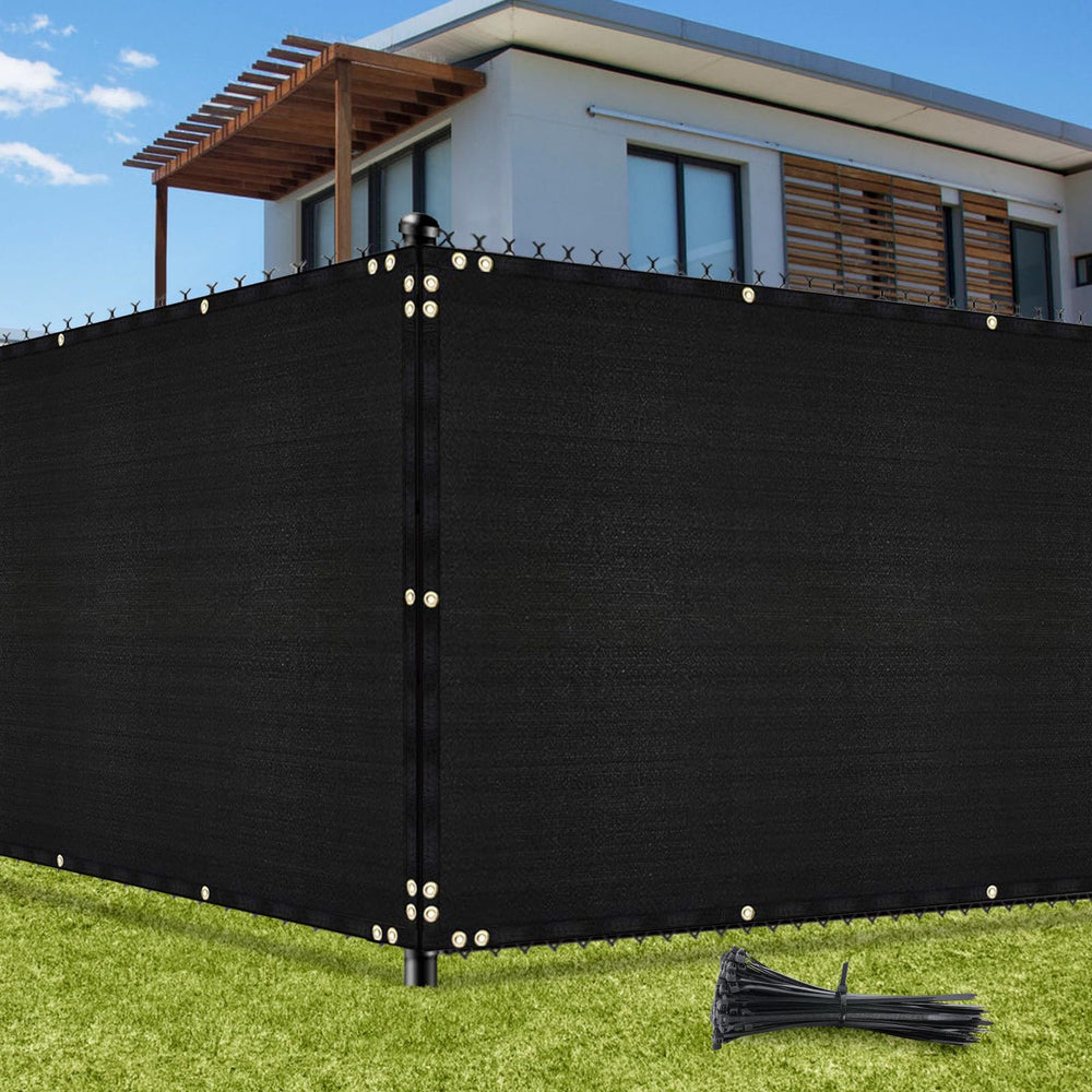 UIRWAY front view of packaged privacy screen showing compact fold and branding benefit privacy
