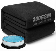 UIRWAY front view of 10 ft pool pad showing full round coverage and protection