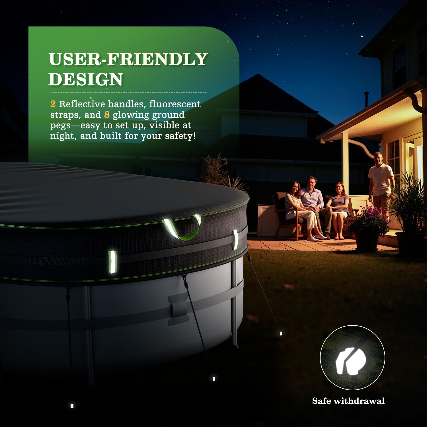 UIRWAY seam detail with double-needle stitching for long life