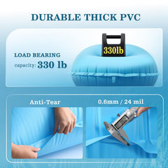 UIRWAY PVC texture detail highlighting durable material and puncture resistance