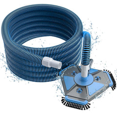 UIRWAY triangular vacuum head front view showing firm floor contact and efficient cleaning