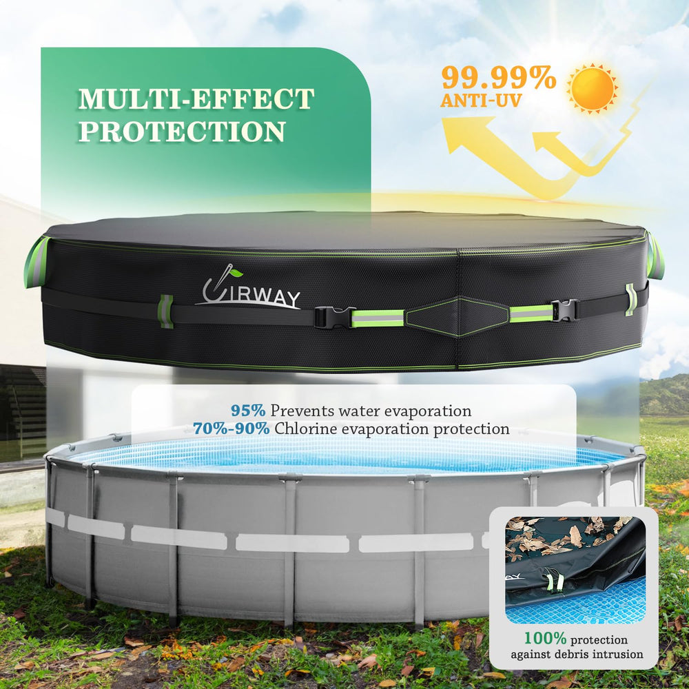 UIRWAY windproof setup with gel-coated straps demonstrating secure hold
