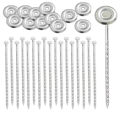 Uitose front pack of 25 stainless stakes showing quantity and outdoor use benefit