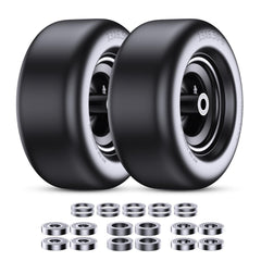Uiuaquas front view of both tires showing ready-to-install wheels and durability