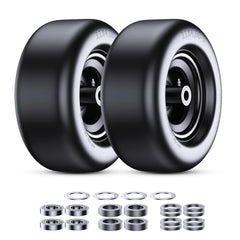 Uiuaquas front wheel assembly showing complete 11x4.00-5 unit and ready-to-install benefit