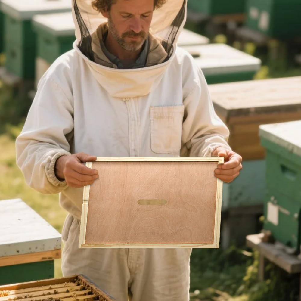 UIVONIGK inner cover in apiary setting highlighting practical use