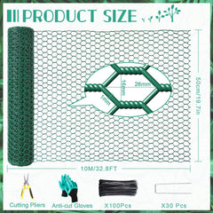 UJG vinyl-coated mesh close-up showing rust-resistant durable texture