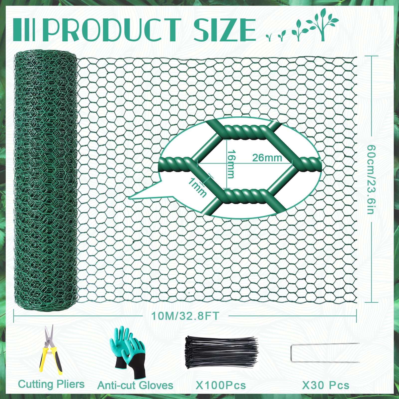 UJG close-up of vinyl-coated wire mesh showing corrosion resistance and durability