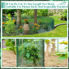 UJG U-shaped stakes and nylon ties detail for secure garden fastening