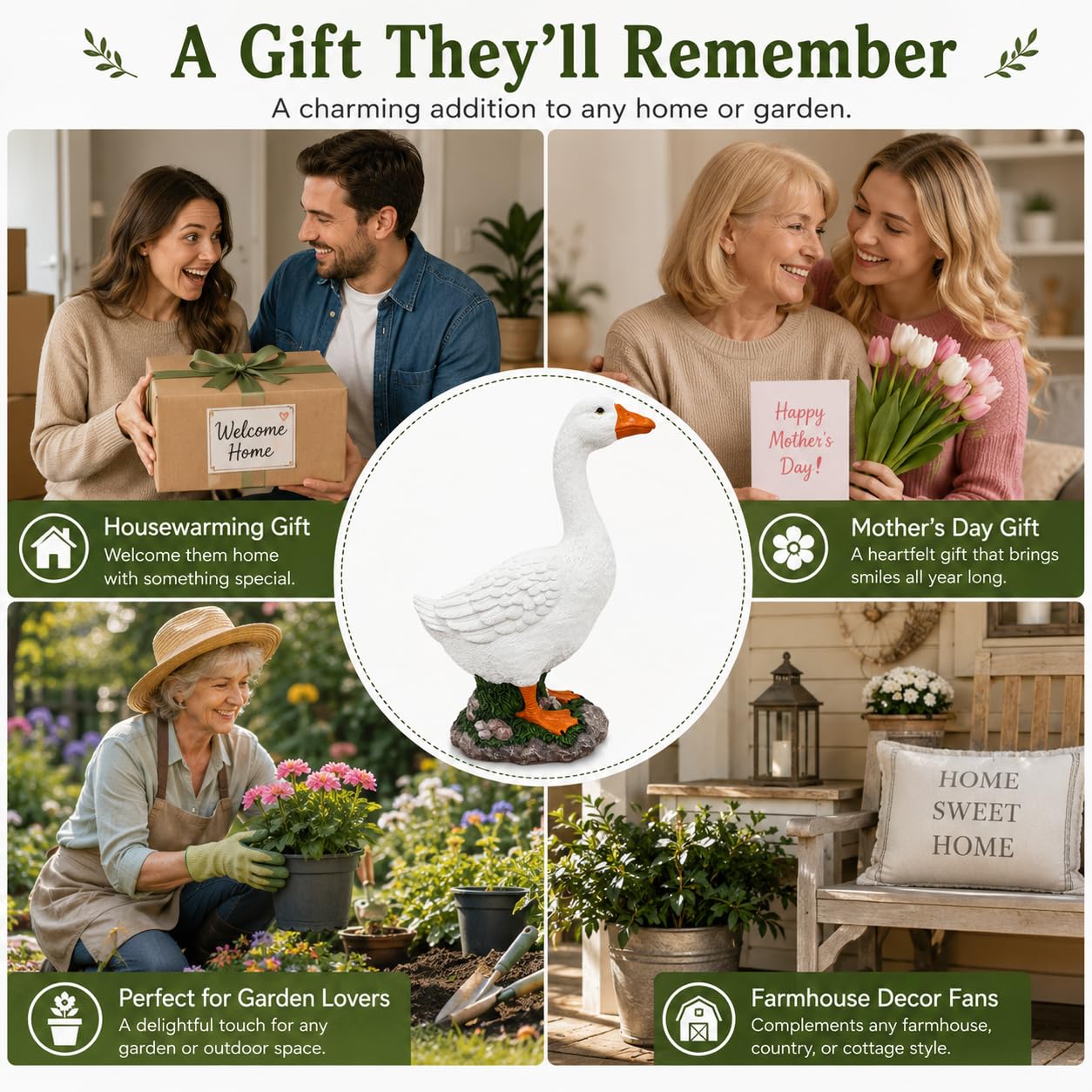 UKENEM goose boxed packaging ready to gift with protective shipping presentation
