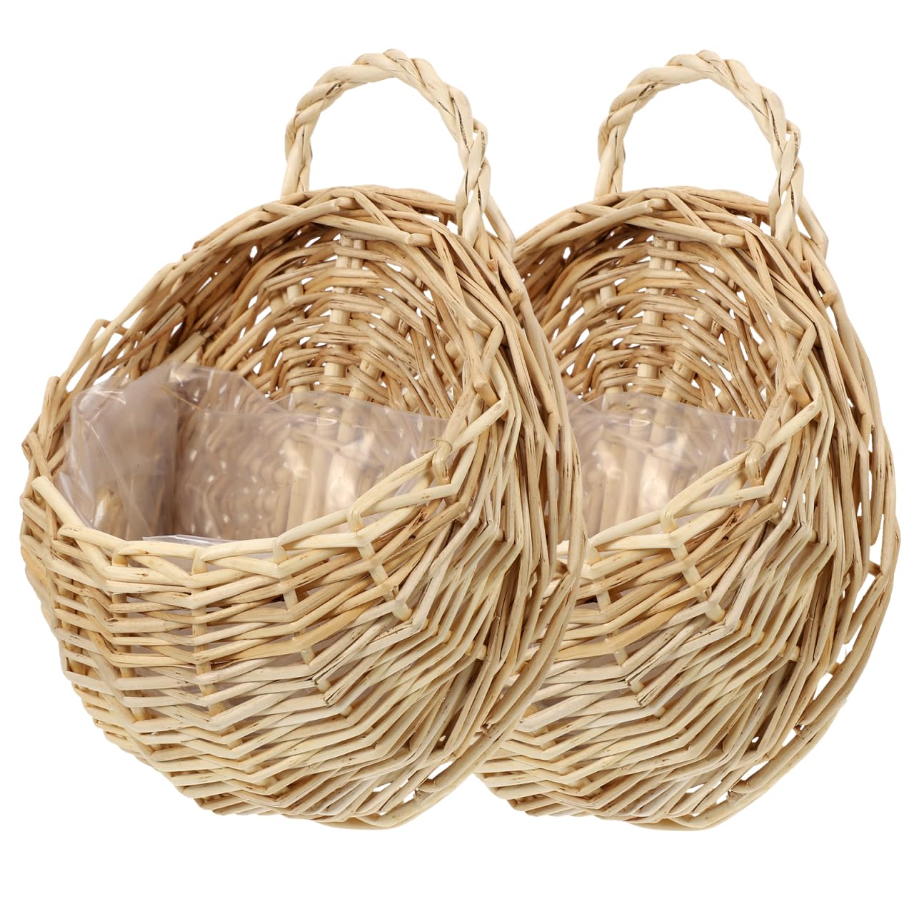 ULDIGI front view showing two hanging baskets and their rustic styling benefit