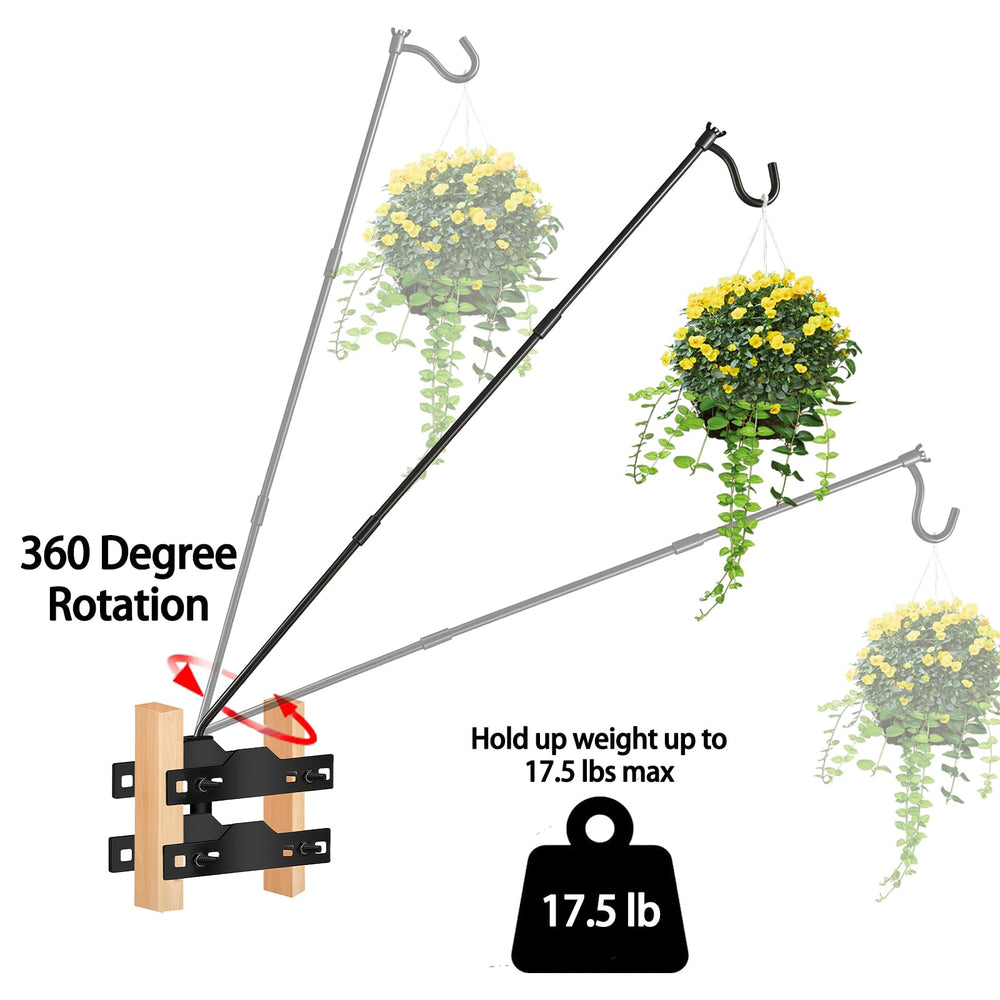 ULIOK hook rotated 360 degrees for easy feeder refilling benefit