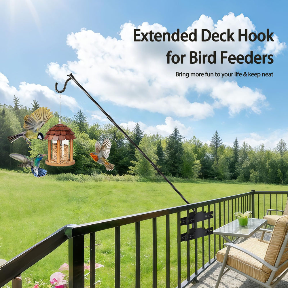 ULIOK two-pack hooks on balcony showing versatile décor placement