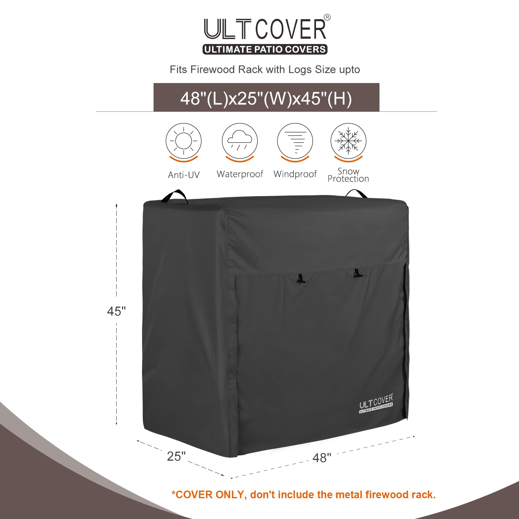 ULTCOVER 600D fabric texture close-up showing waterproof durability benefit