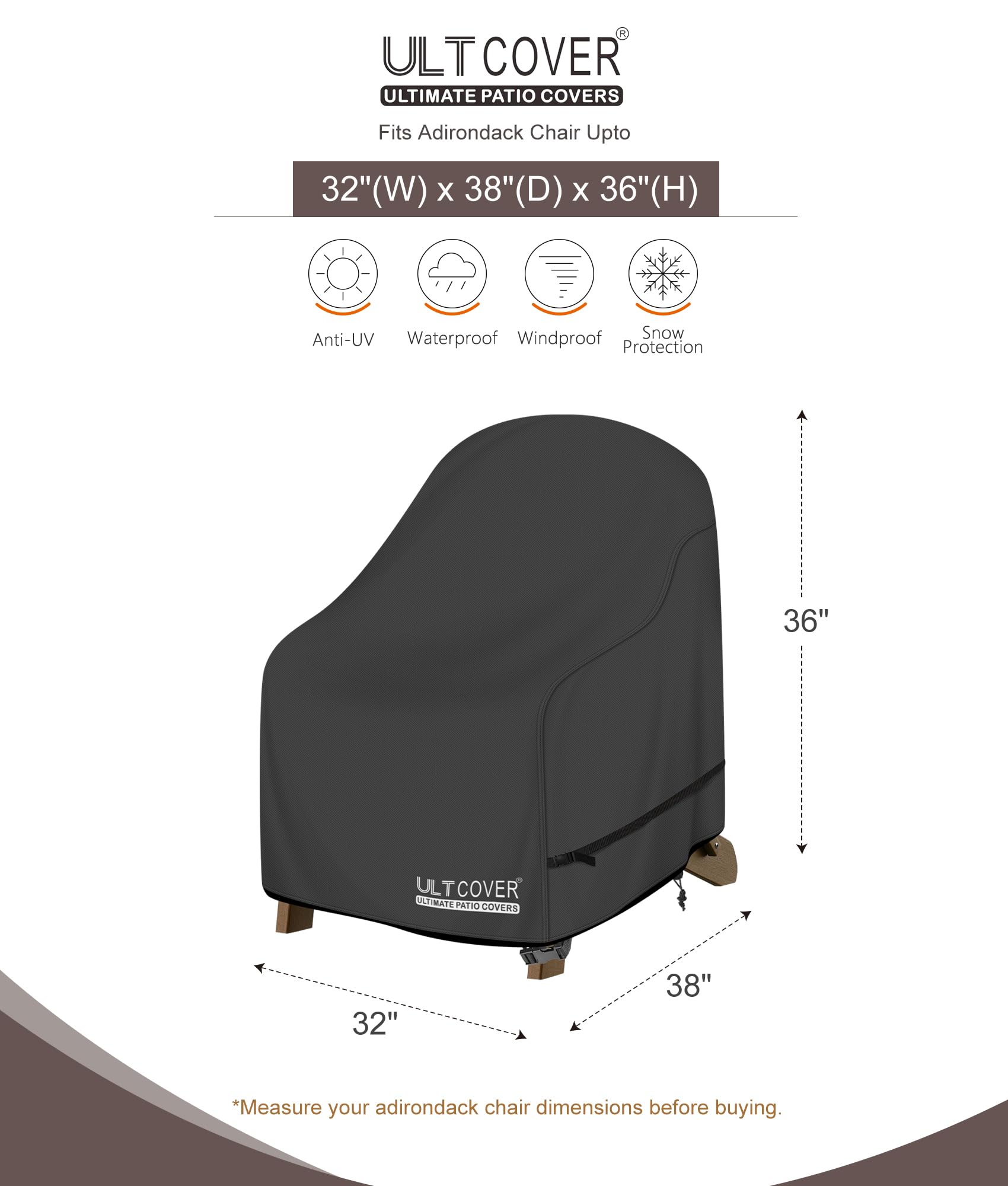 ULTCOVER back vent detail improving airflow and preventing moisture