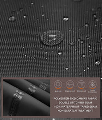 ULTCOVER rear vent detail improving airflow and preventing cover ballooning