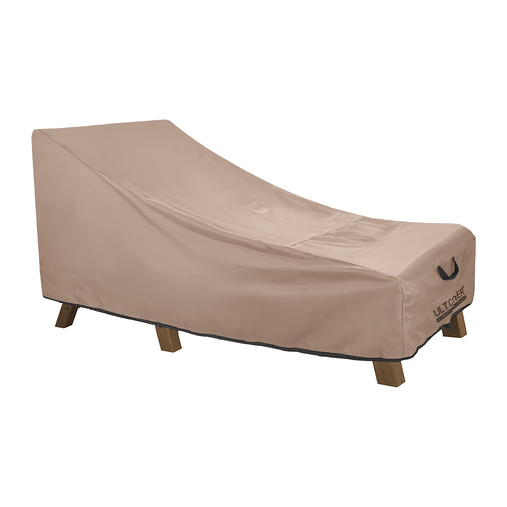 ULTCOVER front view of chaise lounge cover showing full protection benefit
