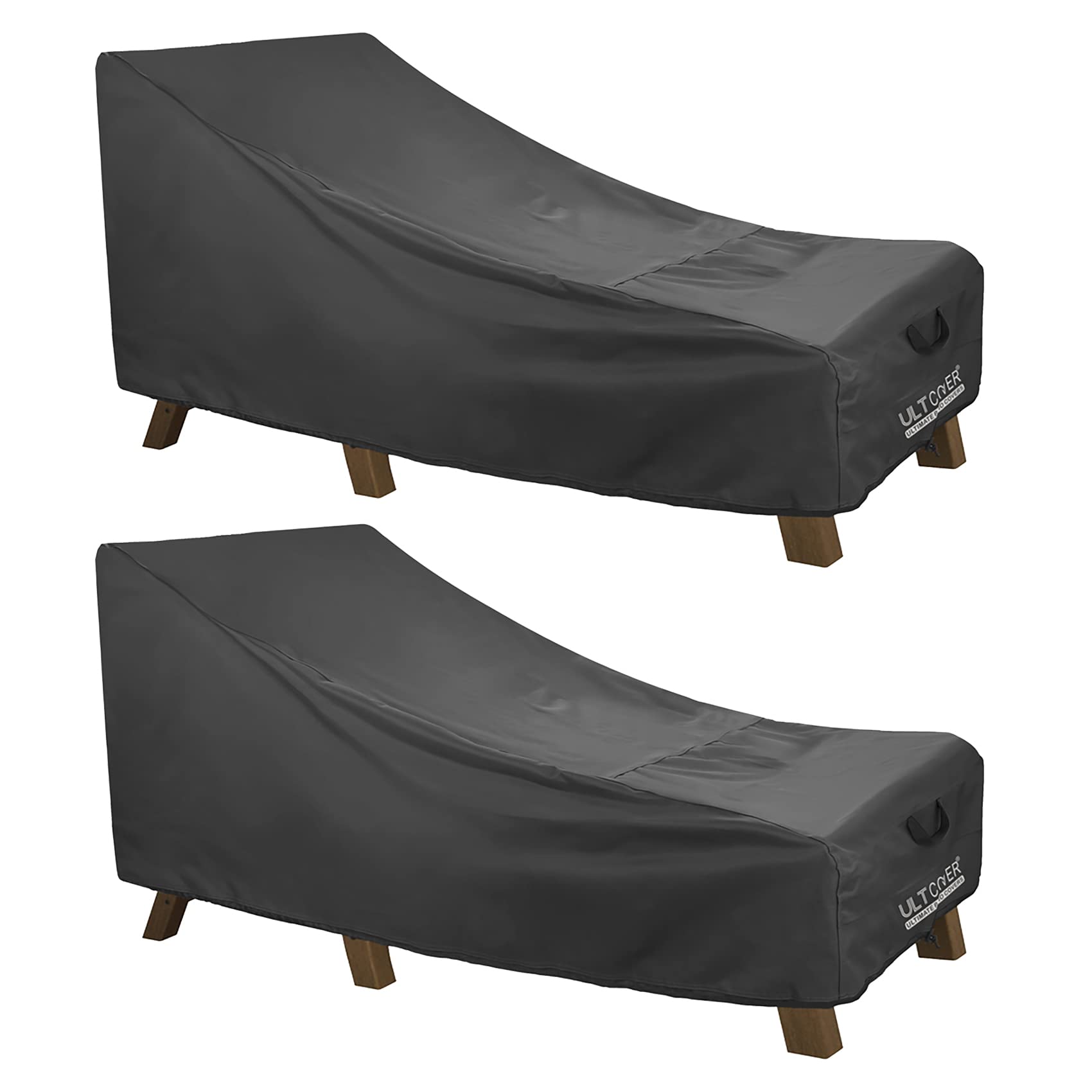ULTCOVER front view on chaise lounge showing full protection and neat fit