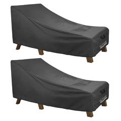 ULTCOVER front view on chaise lounge showing full protection and neat fit