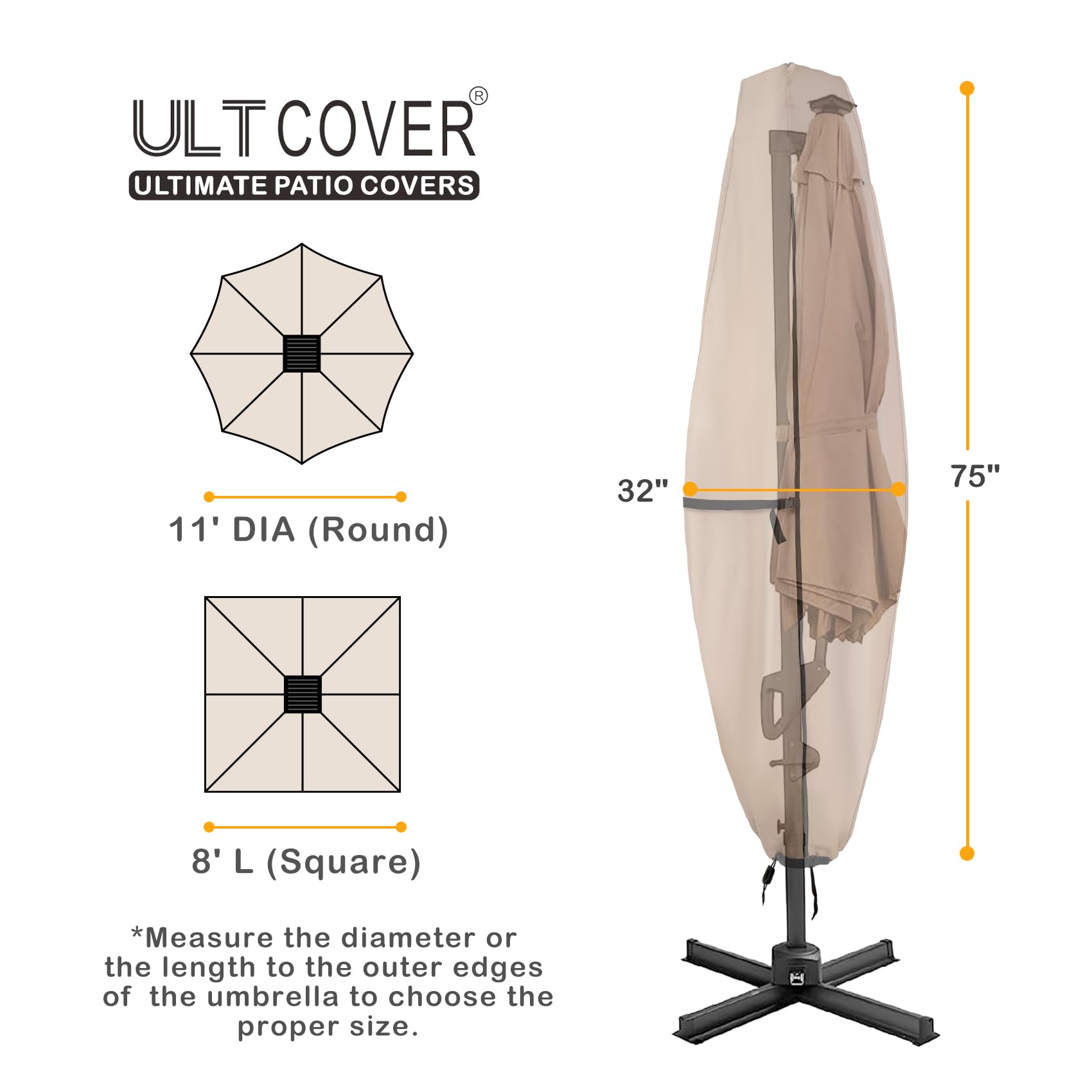 ULTCOVER clear top window close-up showing solar panel visibility benefit