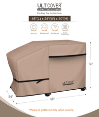 ULTCOVER close-up of 600D polyester texture showing durable waterproof finish