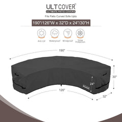 ULTCOVER close-up of 600D weave highlighting durable waterproof fabric
