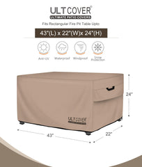 ULTCOVER close-up of 600D polyester texture, highlights durable fabric and water resistance