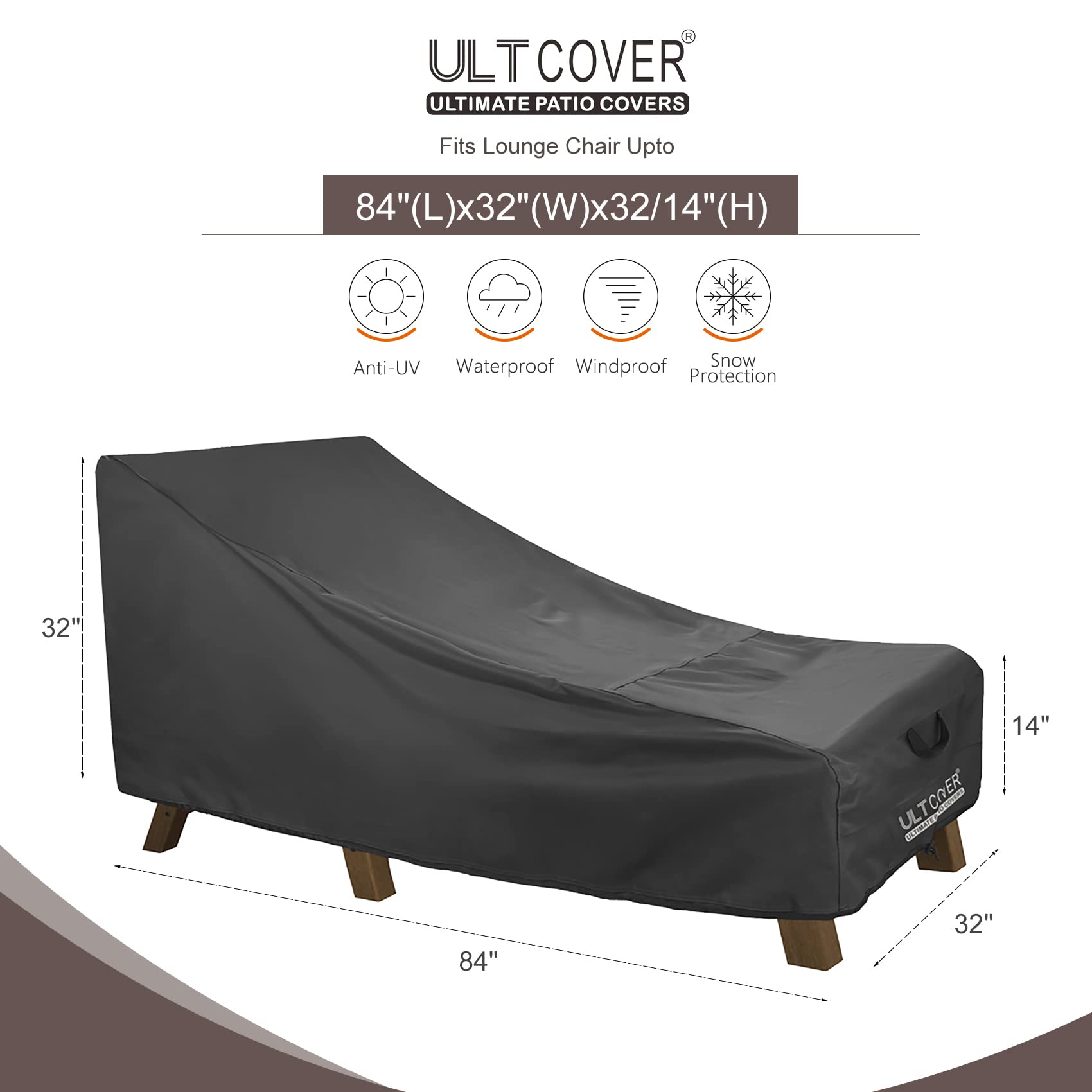 ULTCOVER close-up of 600D fabric texture for durable waterproofing