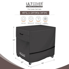 ULTCOVER close-up of 600D polyester texture demonstrating waterproof durability