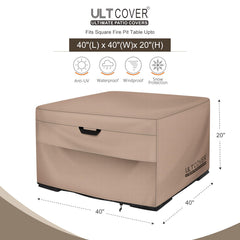 ULTCOVER close-up of 600D polyester texture showing durable protection