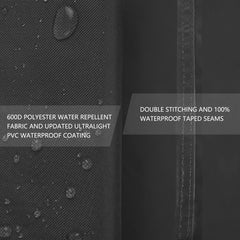 ULTCOVER corner buckle detail illustrating wind-resistant secure fastening
