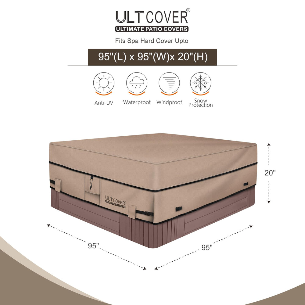 ULTCOVER close-up of corner seam showing reinforced stitching and durability benefit